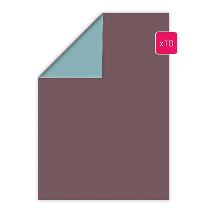 Duopapier A4 &#39;Orchidee - Petunie&#39; (10 Stk.)