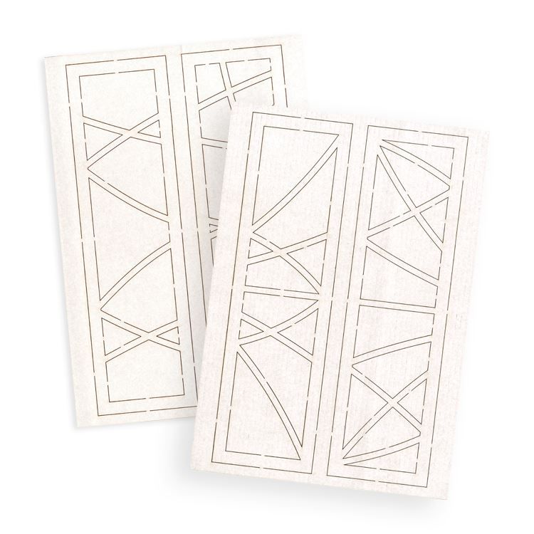 Konturenfiguren &#39;Rahmen Casablanca - Karton&#39;