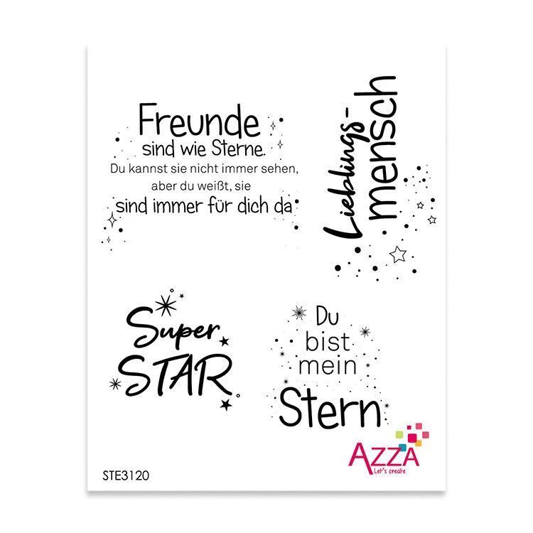 Rubinstempel &#39;Sternenworte&#39;