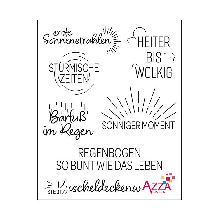 Rubinstempel ‘Himmelsgeschenke Worte’