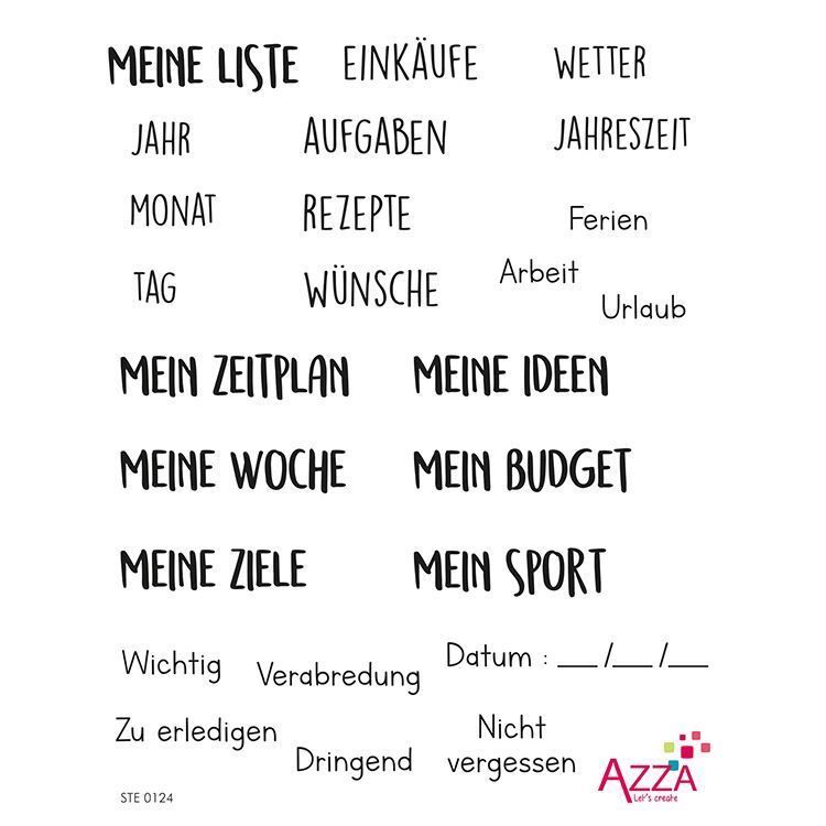 Diamantstempel &#39;Bullet journal&#39;