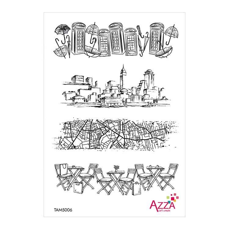 Ministempel &#39;Textur Stadtspaziergang’