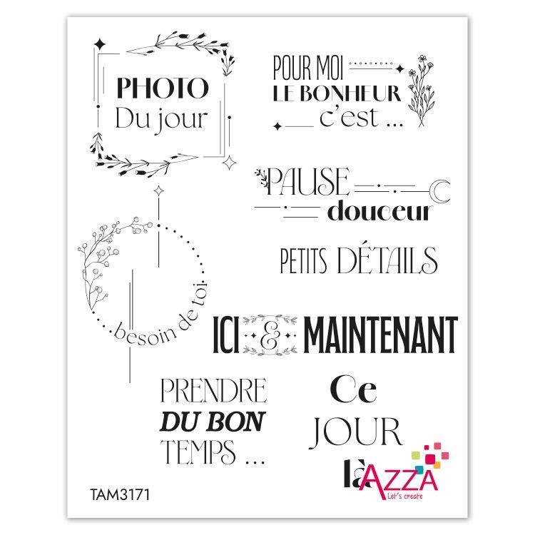 Rubinstempel &#39;Mots Céleste&#39; 🇫🇷