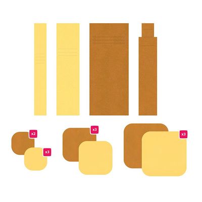 Set vorgeschnittene Klappen 'Bombay' Set vorgeschnittene Klappen 'Bombay'