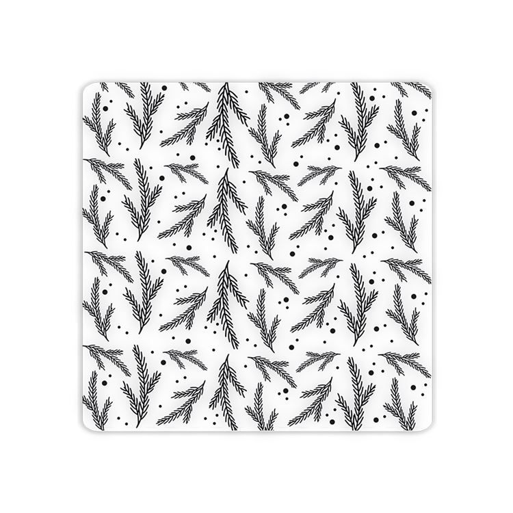 Prägeform &#39;Festliche Bäume&#39; (15x15cm)