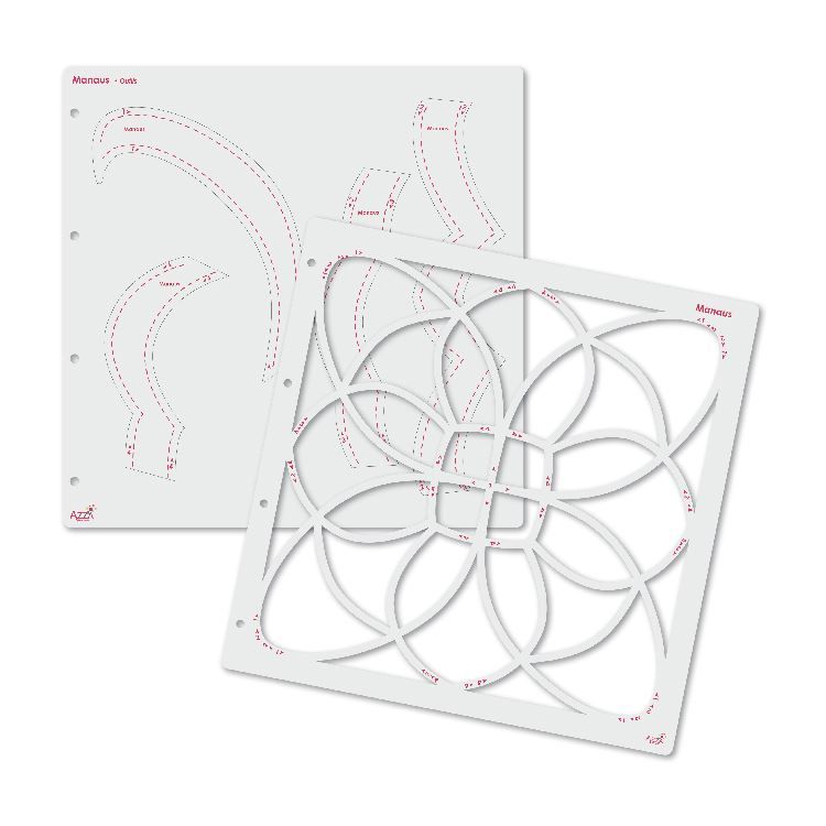 Gemischte Fotoschablonen &#39;Manaus&#39; (30x30cm)
