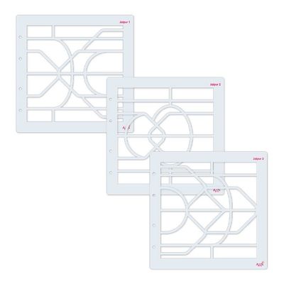 Fotoschablonen &#39;Jaipur&#39; (25x25 cm)