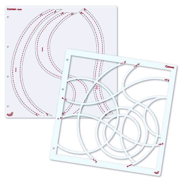 Gemischte Fotoschablonen &#39;Cannes&#39; (30x30cm)
