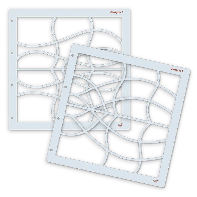 Fotoschablonen &#39;Glasgow&#39; (30x30 cm)