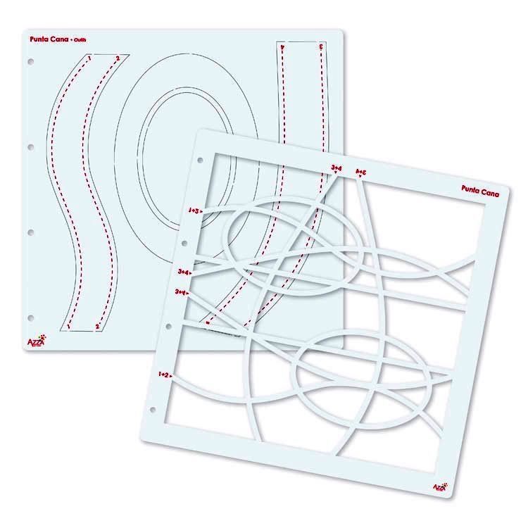 Gemischte Fotoschablonen &#39;Punta Cana&#39; (30x30cm)