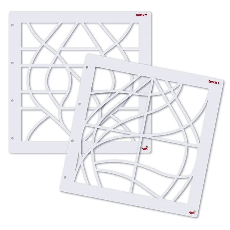 Fotoschablonen &#39;Zürich&#39; (30x30cm)