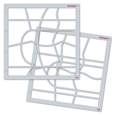 Fotoschablonen ‘Washington’ (30x30 cm) Fotoschablonen ‘Washington’ (30x30 cm)