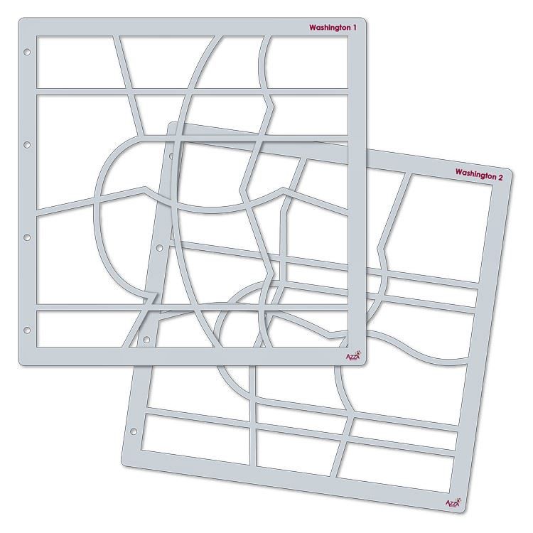 Fotoschablonen ‘Washington’ (30x30 cm)