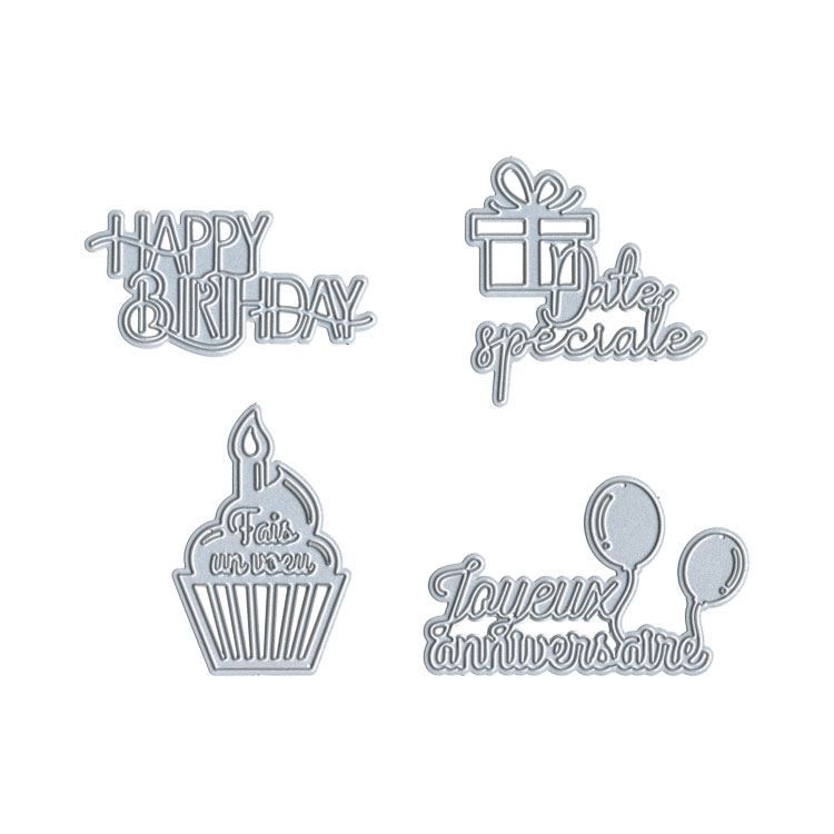 Stanzformen &#39;Mots anniversaire&#39;