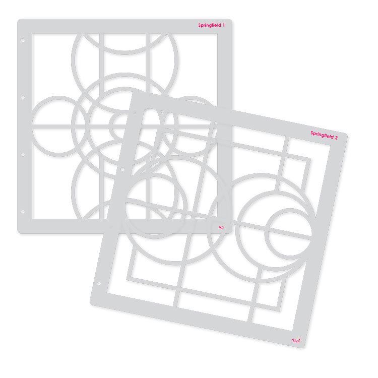 Fotoschablonen &#39;Springfield&#39; (30x30cm)