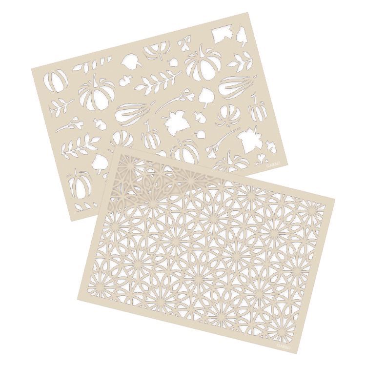 Texturschablonen ‘Herbstliche Poesie’