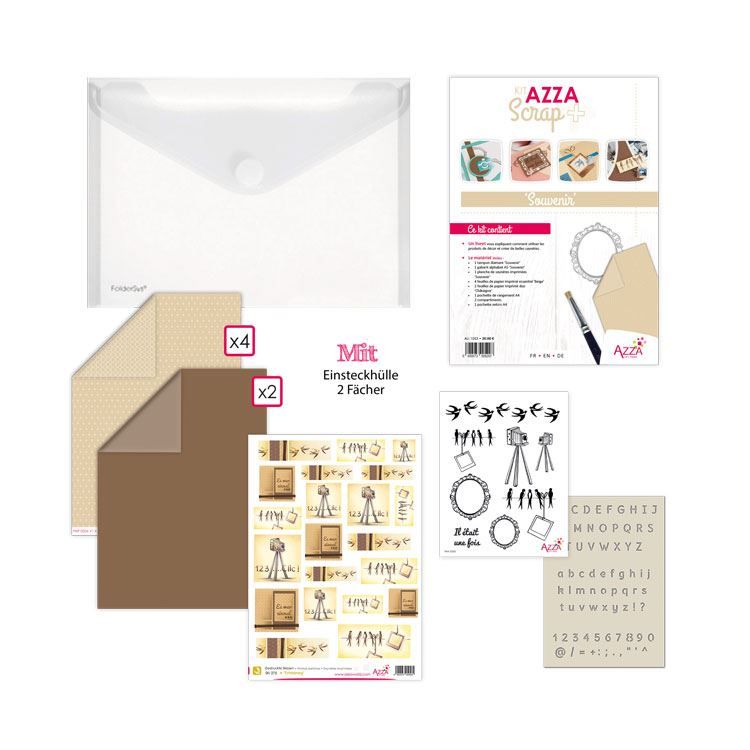 AZZA Scrapbooking Kit + &#39;Erinnerungen&#39;