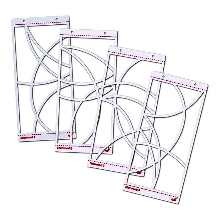 Akkordeon Schablonen XL &#39;Sherwood&#39;