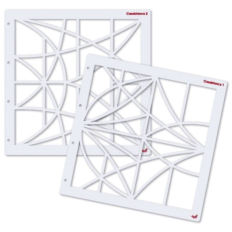 Fotoschablonen &#39;Casablanca&#39; (30x30 cm)