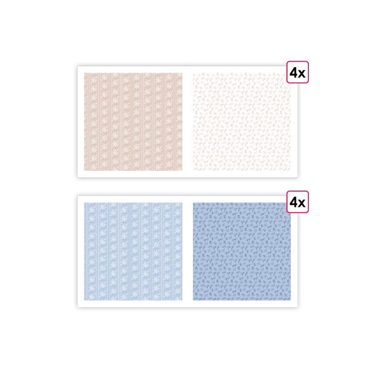 Designerpapier A4 ‘Griechenland’ (8 Stk.)