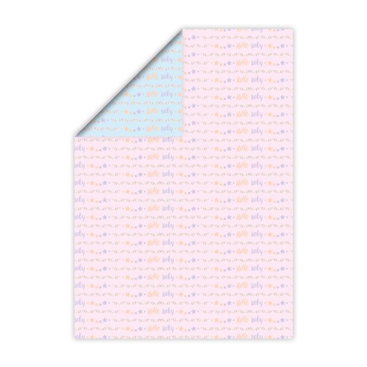 Designerpapier A4 &#39;Geburt&#39; (8 Stk.)