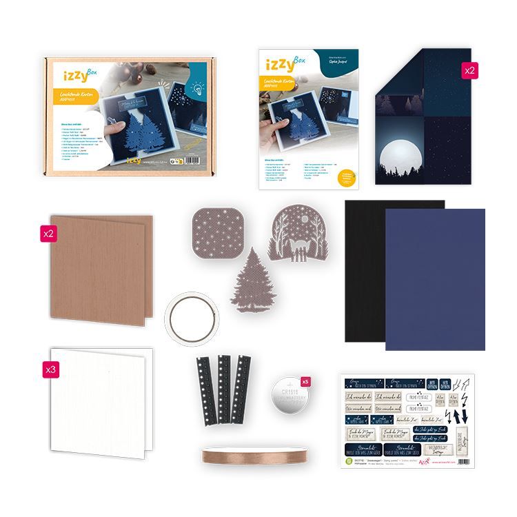 Izzy box &#39;Leuchtende Karten&#39;