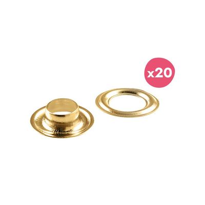 Ösen 3 mm &#39;Gold&#39; (20 Stk.)