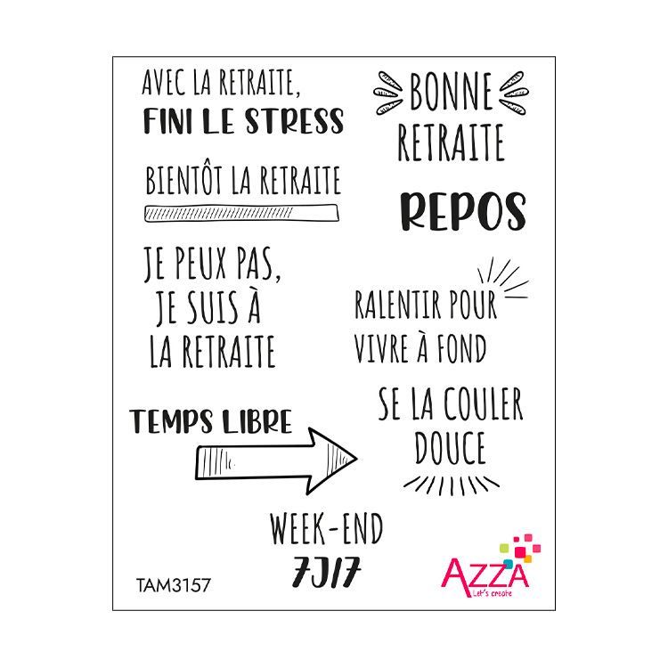 Rubinstempel 'retraite' 🇫🇷