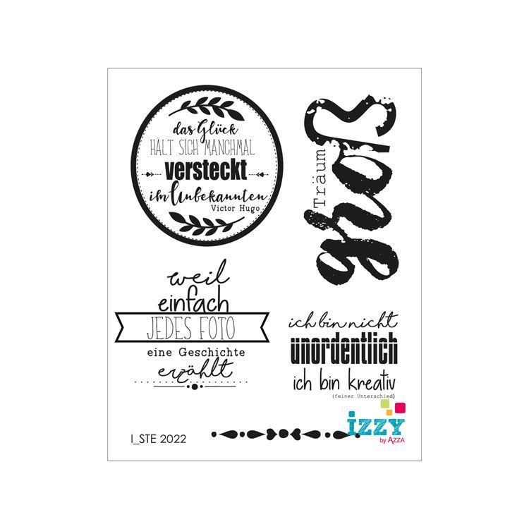 Rubinstempel &#39;Sprüche II&#39;