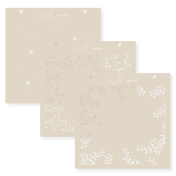 Lagenschablonen 15x15 ‘Zauberwald’