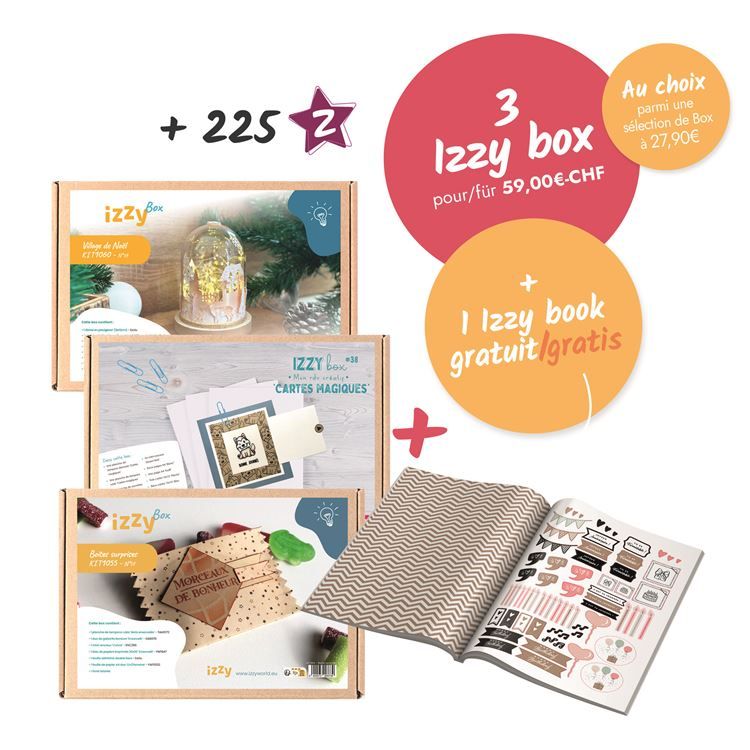 Set Izzy Box (3 Boxen nach Wahl) 🇫🇷