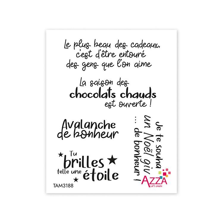 Rubinstempel 'Mots Noël Alsacien'