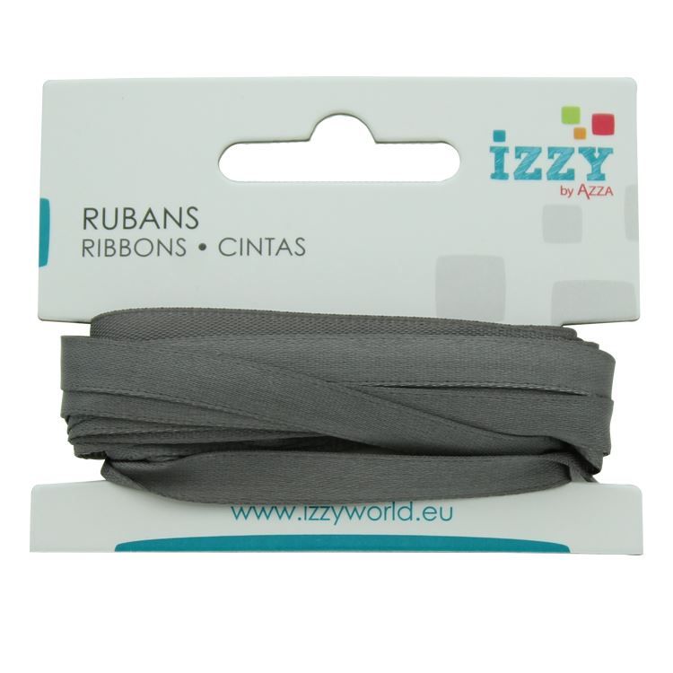 Ruban satin 6mmx5m 'Argenté'