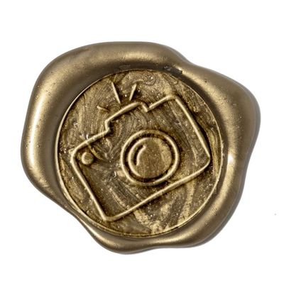 Wachssiegel ‘Fotoapparat’ (25mm)
