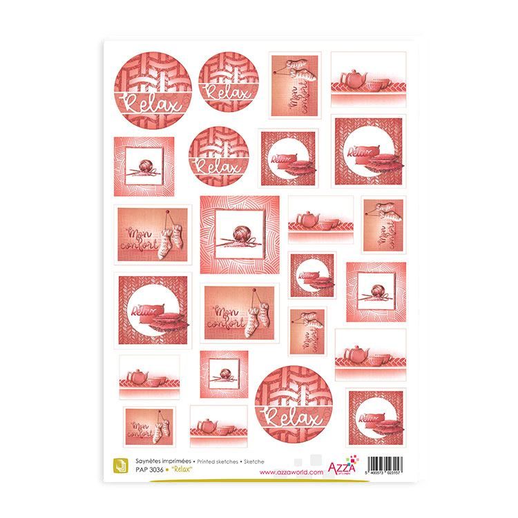 Motivpapier 'Relax'