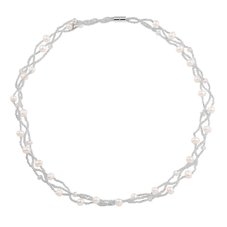 Collier AMANDINE BLANC