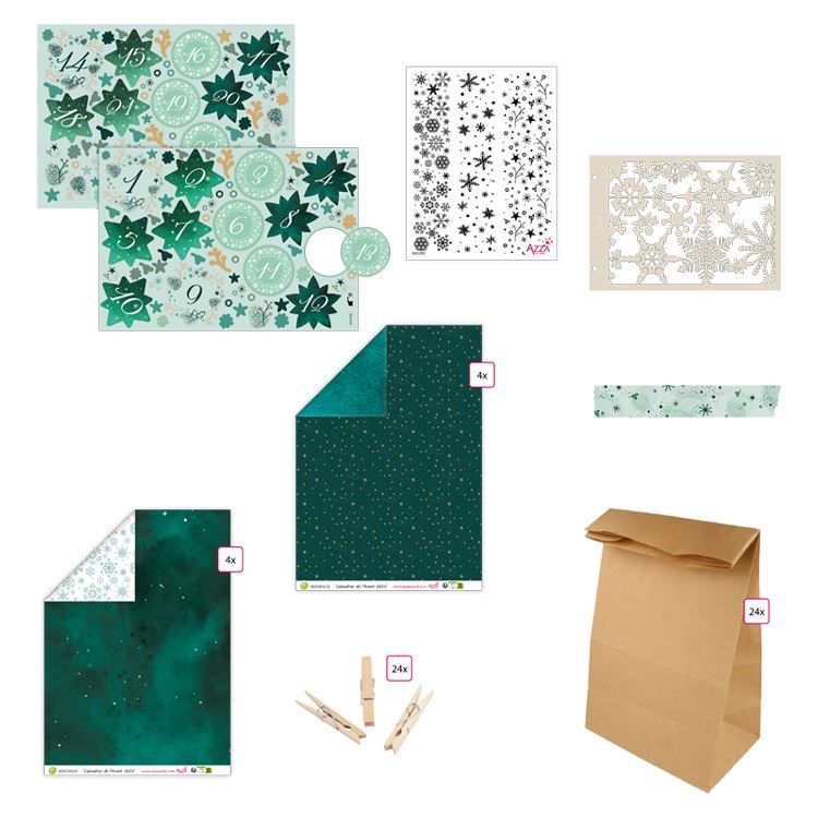 Projet Calendrier de l'Avent 2024 - Contenant 🇫🇷