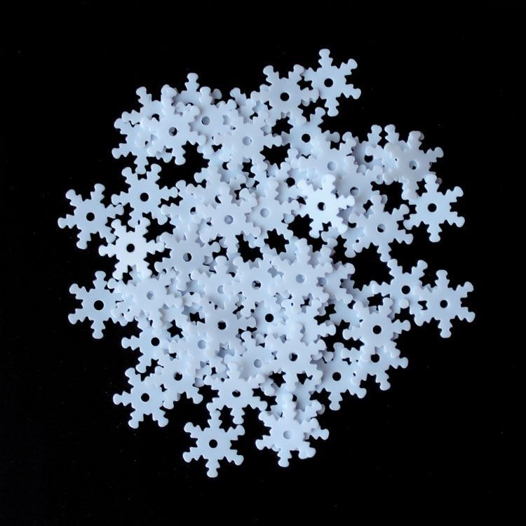 Pailletten 'Weisse Schneeflocken'