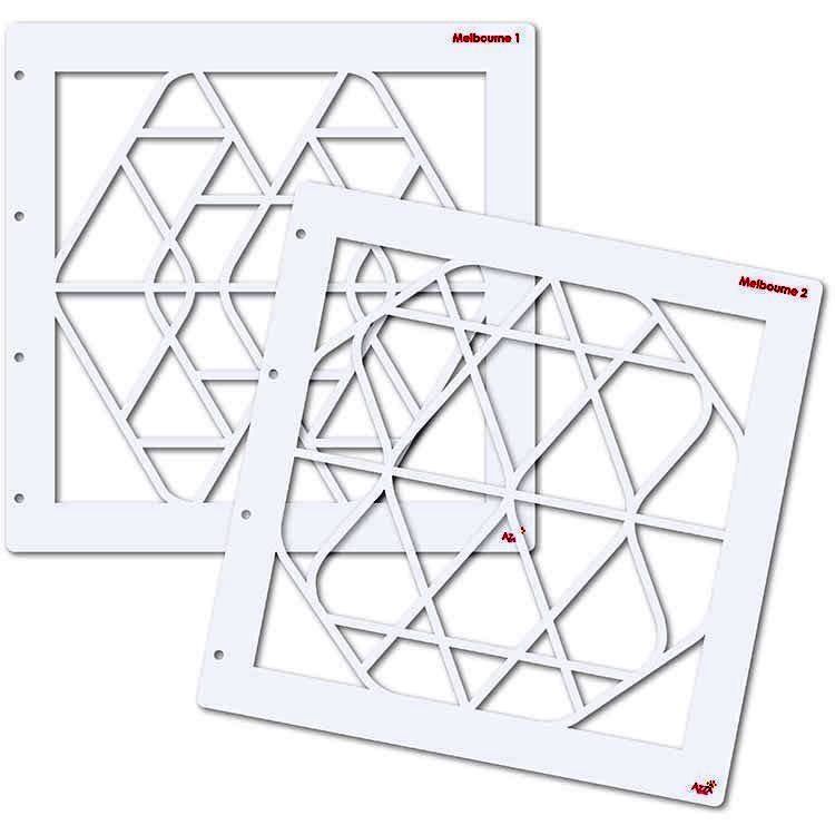 Fotoschablonen 'Melbourne' (30x30cm)