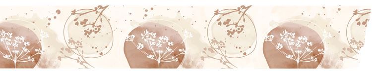 Washi-Tape XL 40mmx3m 'Getrocknete Blumen’