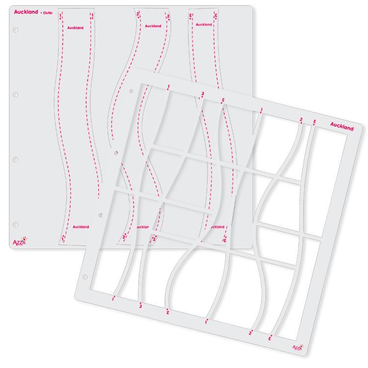 Gemischte Fotoschablonen 'Auckland' (30x30cm)