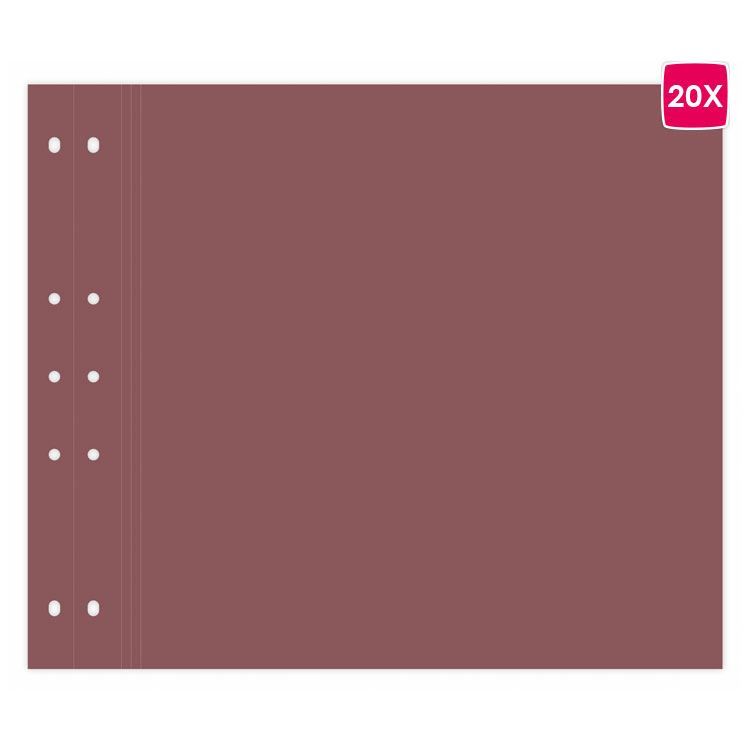 Reportage Seiten 30x30 'Weinrot'