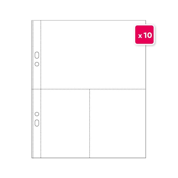 Feuille 3 compartiment 'Instants de vie' A5(10pcs)
