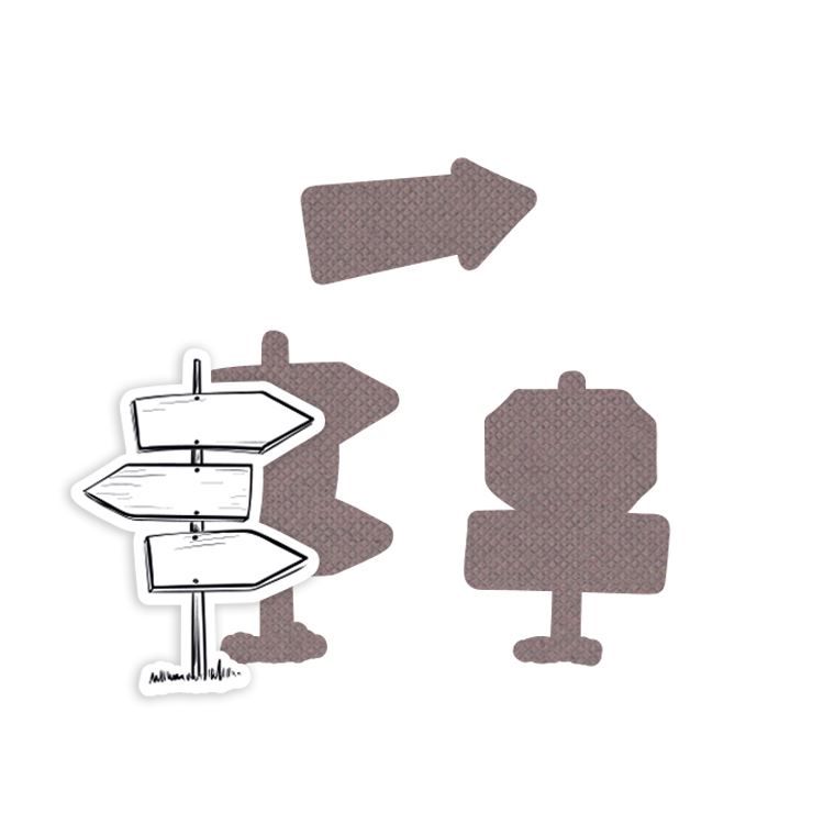 Stanzformen 'Beschilderung'