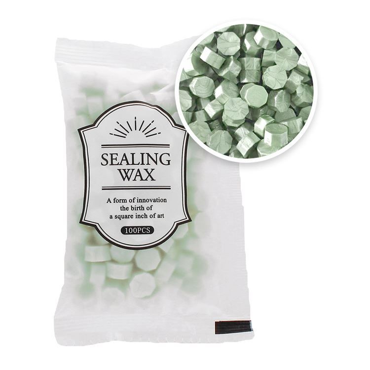 Wachspastillen 'Pastellgrün'