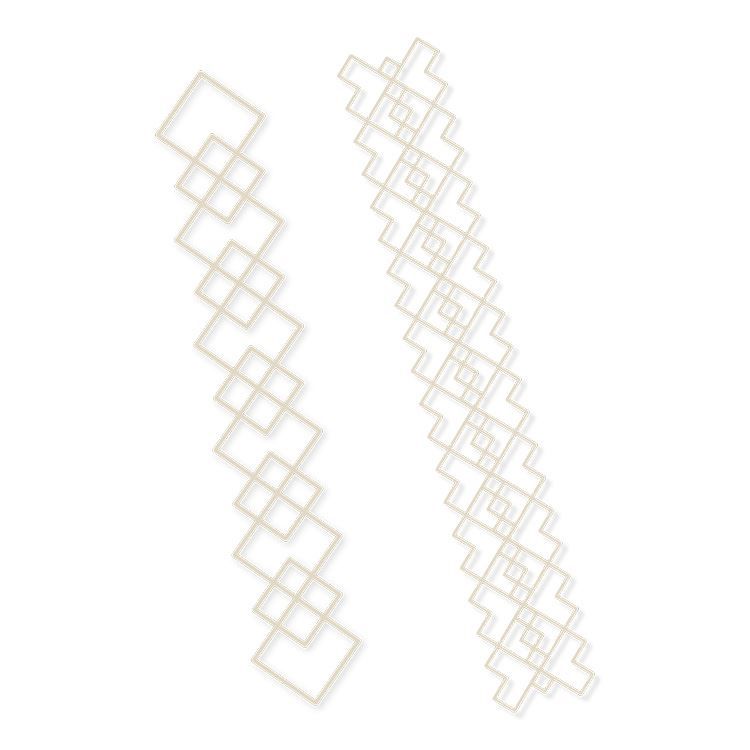 Randschablonen 'Zierstreifen Boho’