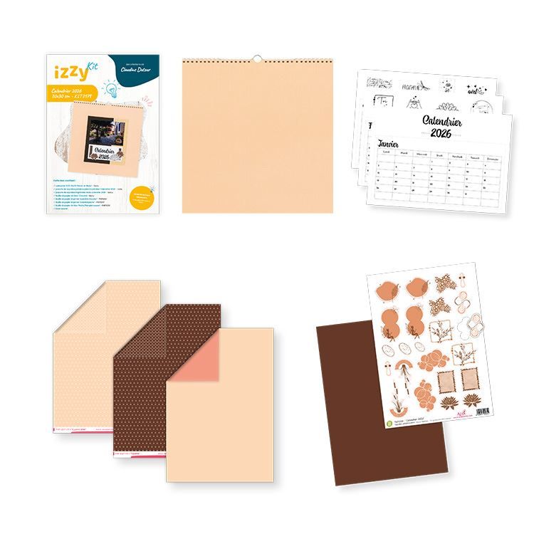 Kit express 'Calendrier 30x30 cm - 2026' 🇫🇷