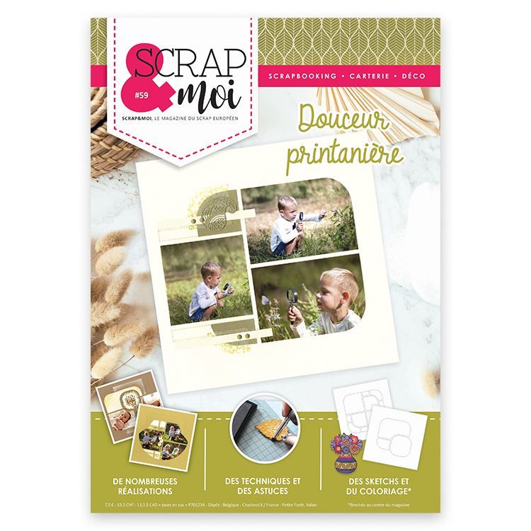 Scrap&amp;Moi Magazin Nr. 59 🇫🇷