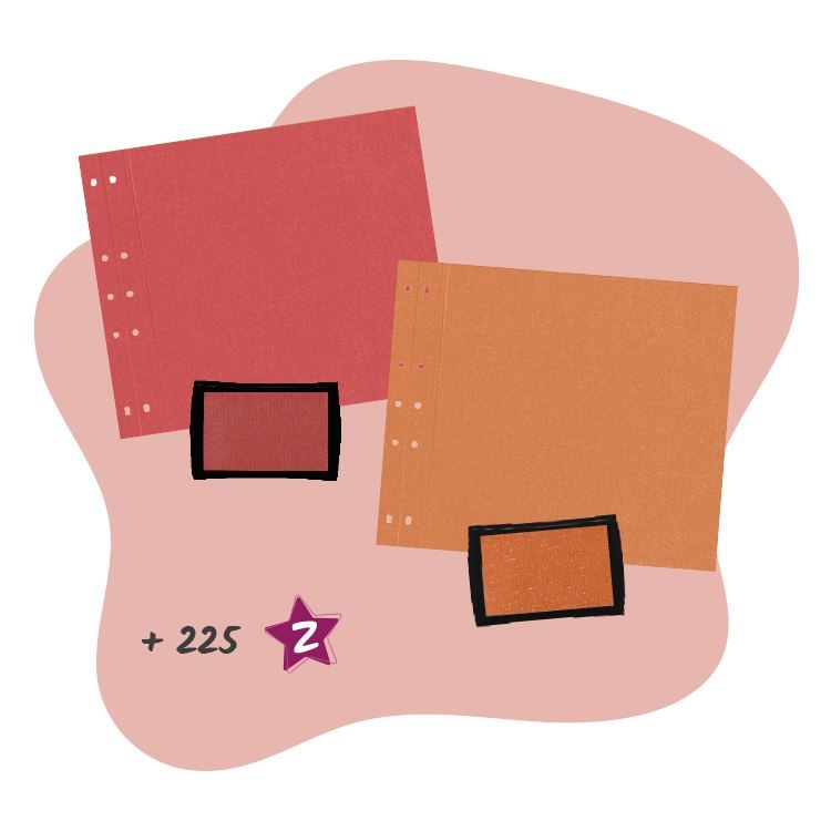 Set 'Terrakotta &amp; Blush'