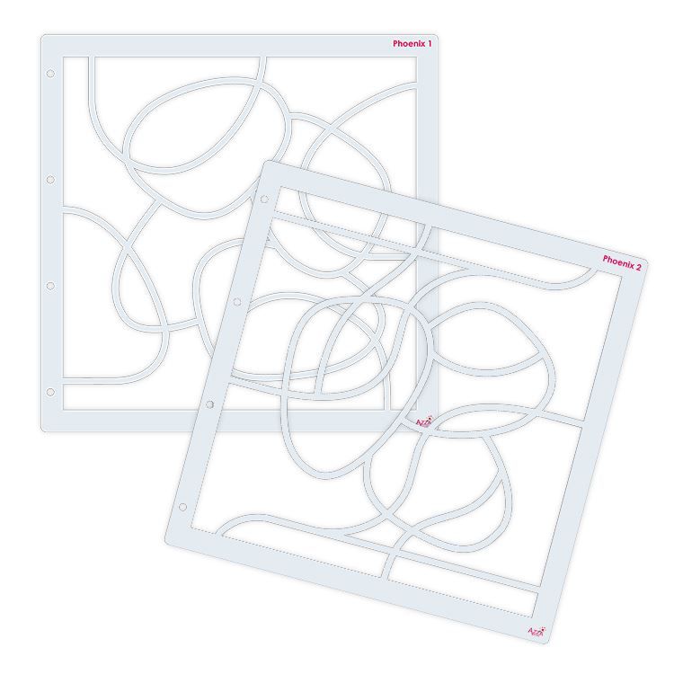 Fotoschablonen 'Phoenix' (30x30 cm)